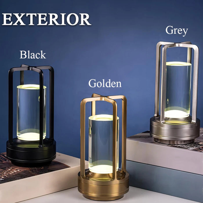 RGB LED Desk Lamp – USB Charging, Touch Control, and Multiple Color Options for Bedroom, Outdoor, and Camping Use