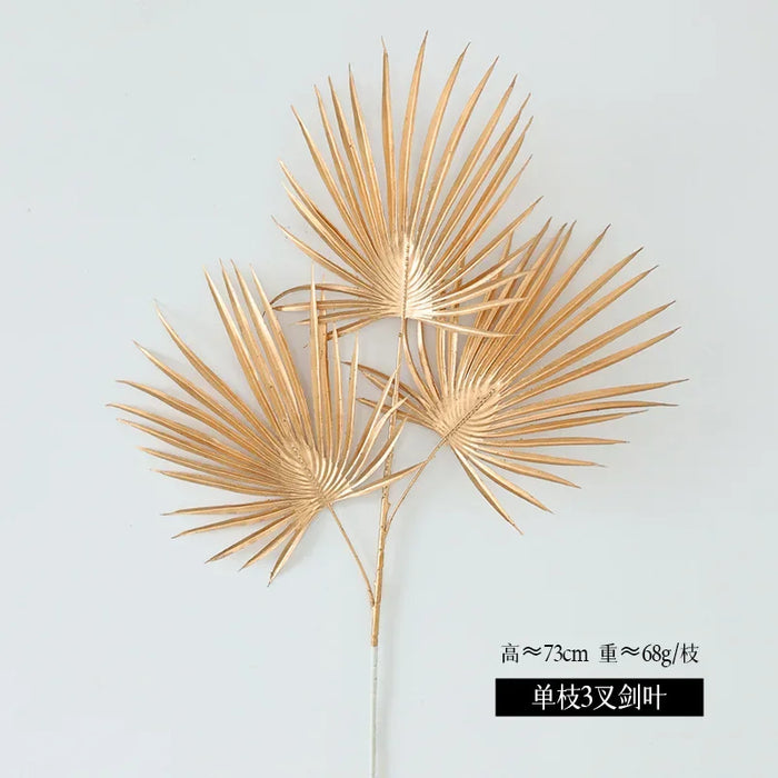 Artificial Golden Ginkgo Leaf & Eucalyptus Flower Arrangement – Perfect for Weddings, Home Decor, Christmas, and Special Occasions