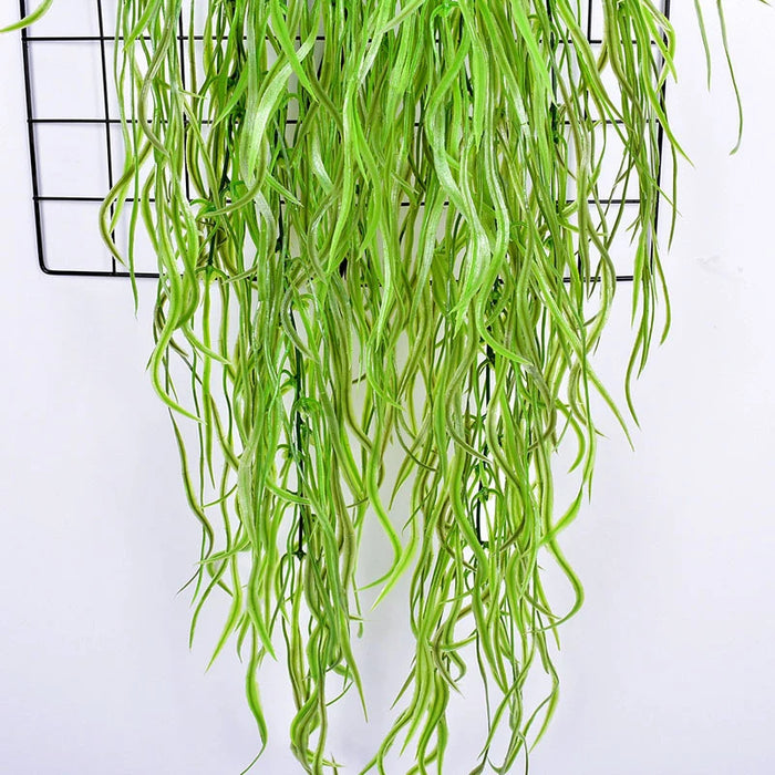 80cm Artificial Seaweed Vine – Fake Willow Leaf Rattan Plant for Home, Office, and Festival Wall Hanging Décor – Decorative Greenery for Indoor/Outdoor Use