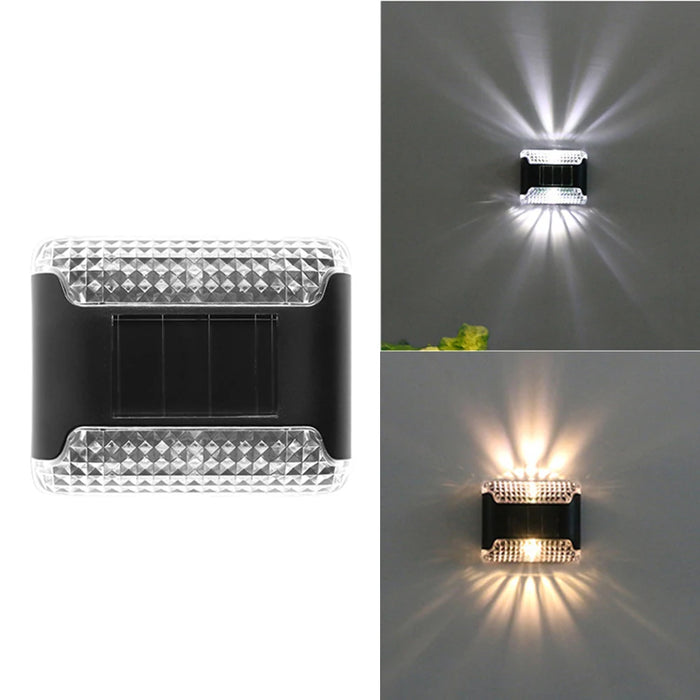 Solar Garden Wall Light – Waterproof LED Lamp for Outdoor Patios, Courtyards, Hallways & Villa Steps