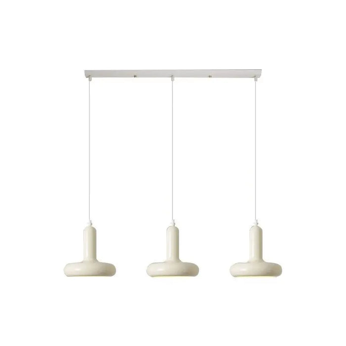 Bauhaus Three-Head Pendant Light – Nordic Retro Chandelier for Dining Table, Bedroom, Bar, and Modern Spaces