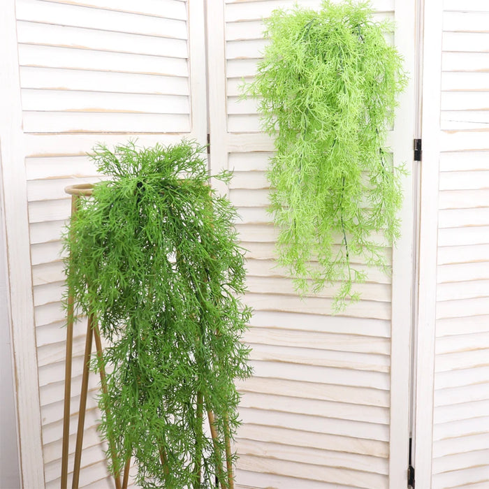 Artificial Vine Plant – Grape Vine Leaves Wall Hanging for Home, Garden, Wedding, and Party Decoration – Outdoor Rattan Fake Plants