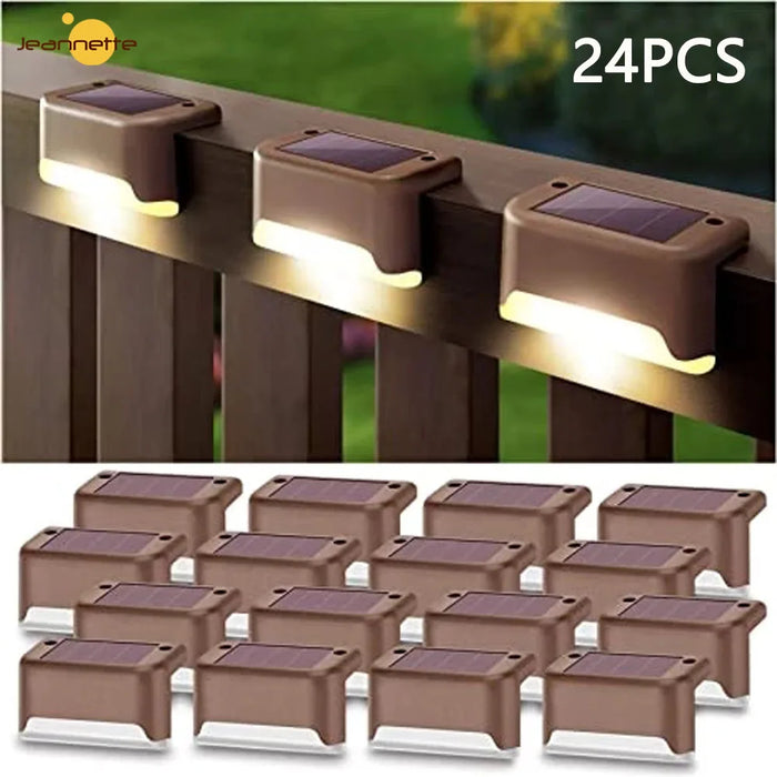Solar LED Path and Deck Light – Waterproof Outdoor Garden Step Lamp for Patio, Fence, and Stair Lighting
