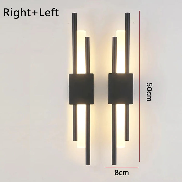 Nordic LED Wall Lamp – Contemporary Wall Sconce for Bedroom, Staircase, and Living Room