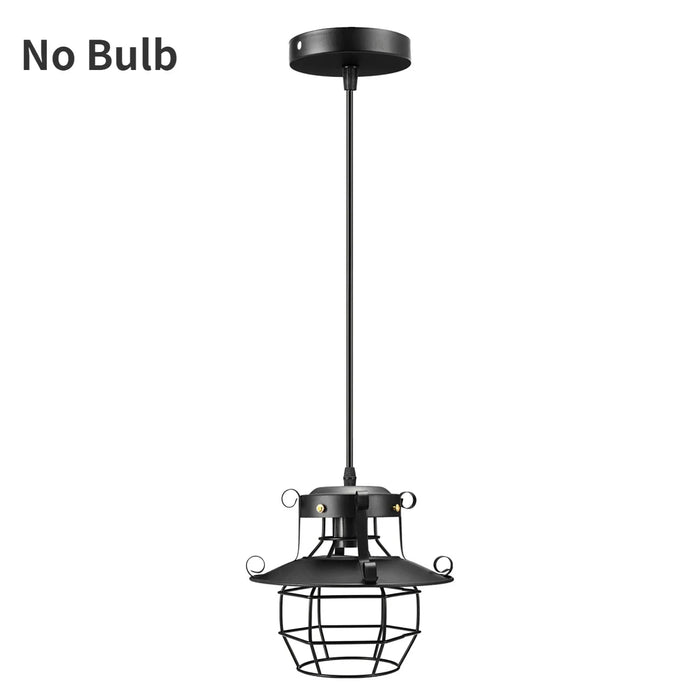 Industrial Retro Chandelier – Nostalgic Hanging Pendant Light for Bar, Restaurant, Aisle, or Bedroom