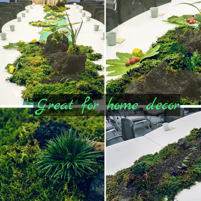 Artificial Moss Green Orchid Potting Mix – Peat Moss Pole for Indoor and Outdoor Plant Decoration