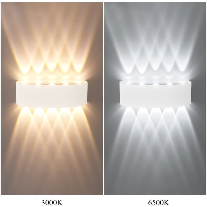 Modern LED Wall Light – IP65 Waterproof Outdoor Wall Lamp for Garden, Porch, Bathroom, and Bedroom Lighting (4W–10W Options)