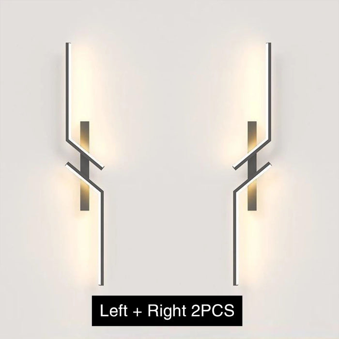 Modern Dimmable LED Wall Light – Remote-Control Minimalist Wall Sconce for Bedroom, Living Room, and TV Background