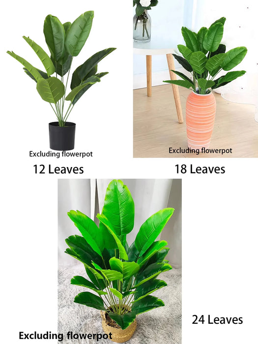 Large Artificial Areca Palm Tree in Pot – Faux Tropical Plant for Home, Office, and Floor Decoration (1pc)