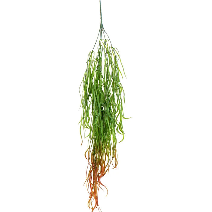 80cm Artificial Seaweed Vine – Fake Willow Leaf Rattan Plant for Home, Office, and Festival Wall Hanging Décor – Decorative Greenery for Indoor/Outdoor Use