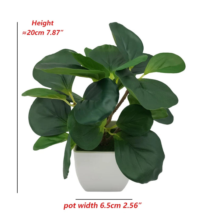 Artificial Bonsai Plants – Simulation Potted Fake Flowers for Home, Office, Hotel, and Garden Decoration