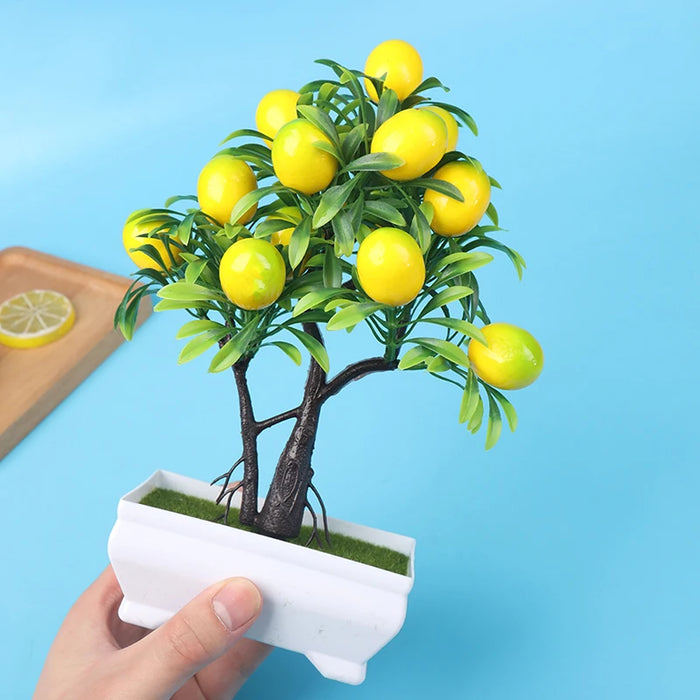 Artificial Lemon Tree – Potted Fake Lemon Plant for Home, Party, and Garden Decoration