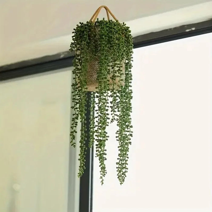Artificial Succulent Vine Plant – 70cm Lifelike Faux Succulent for Home, Wedding, Office, and Outdoor Hanging Decoration – 1PC or 4PCS