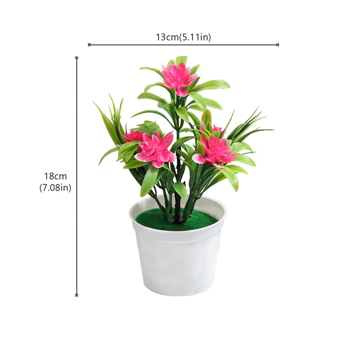 Artificial Bonsai Orange Pomegranate Fruit Tree – Potted Plastic Plant for Home, Windowsill, and Courtyard Decor