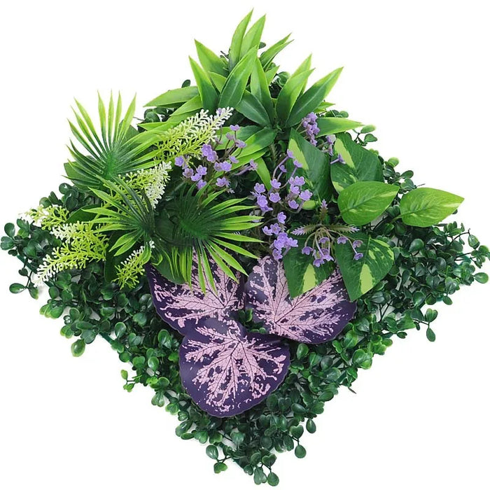 25x25cm Artificial Grass Panel – Lush Green Lawn Backdrop for Wedding, Hotel, Garden & Home Decoration