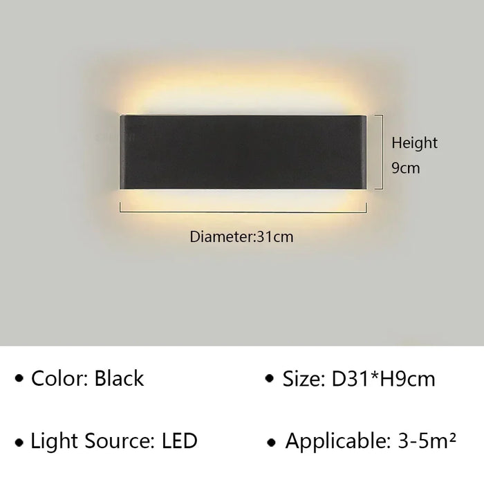 Modern LED Wall Lamp – Stylish Wall Sconce for Bedroom, Living Room, Bathroom, Stairs & Aisle, Indoor Lighting Fixture
