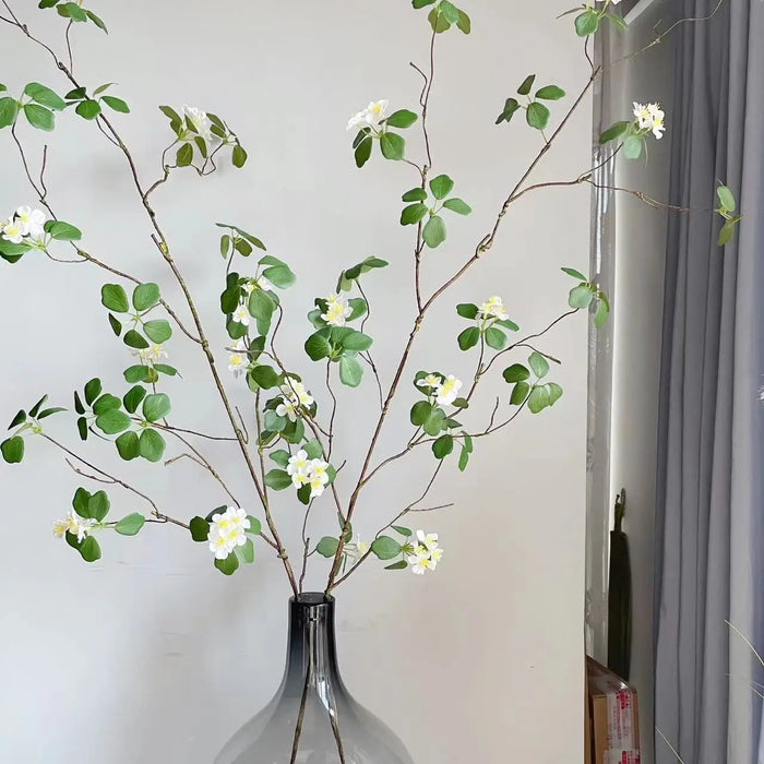 Luxury Zen Style Artificial Green Leaf Branch – 80/120cm Withered Vines for Wedding, Party & Home Décor