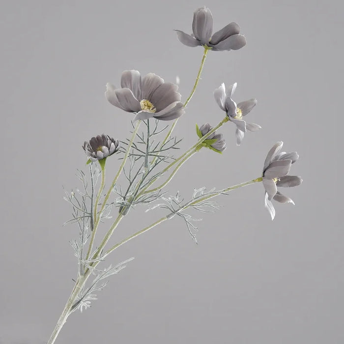 60cm Gesang Flower Artificial Silk Flower – White Cosmos Daisy for Wedding, Christmas, Autumn Home Decor