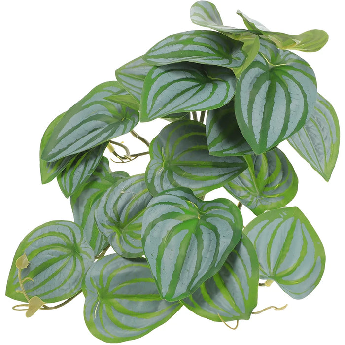 Artificial Hermit Crab Plants for Tank – Suction Cup Hanging Vines, Reptile Climbing Decor, Fake Aquarium & Terrarium Plants, Indoor Decoration