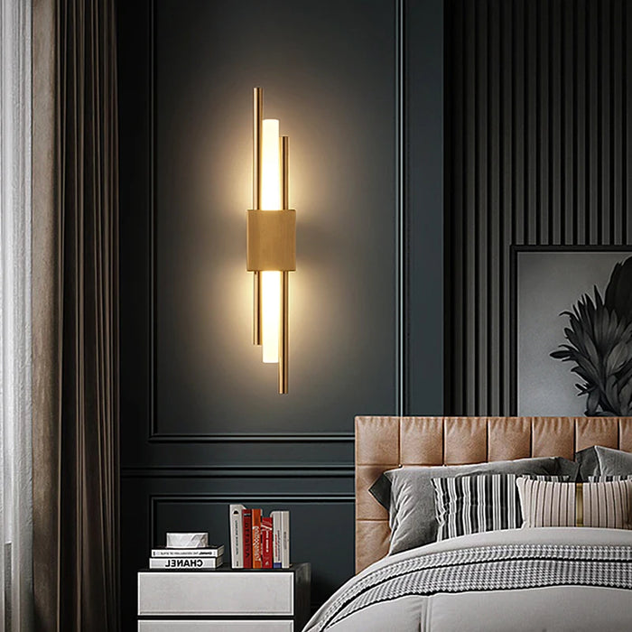 Nordic LED Wall Lamp – Contemporary Wall Sconce for Bedroom, Staircase, and Living Room