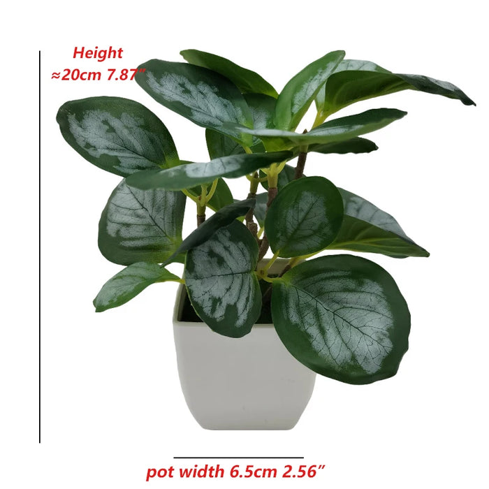 Artificial Bonsai Plants – Simulation Potted Fake Flowers for Home, Office, Hotel, and Garden Decoration