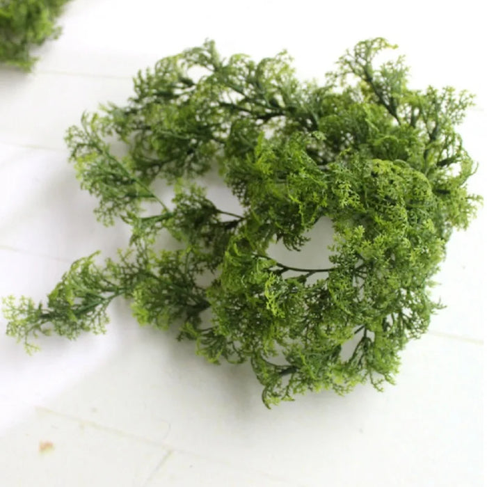 Artificial Moss Plant Hanging Grass – 8-10 Branch Plastic Decorative Foliage for Wedding, Home & Outdoor Decoration