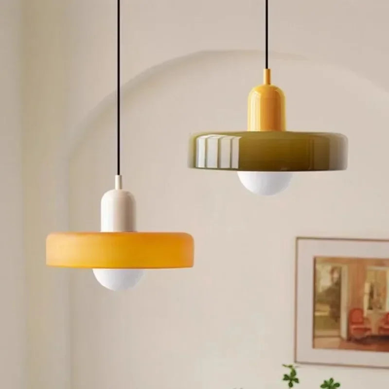 Orange Modern Pendant lights