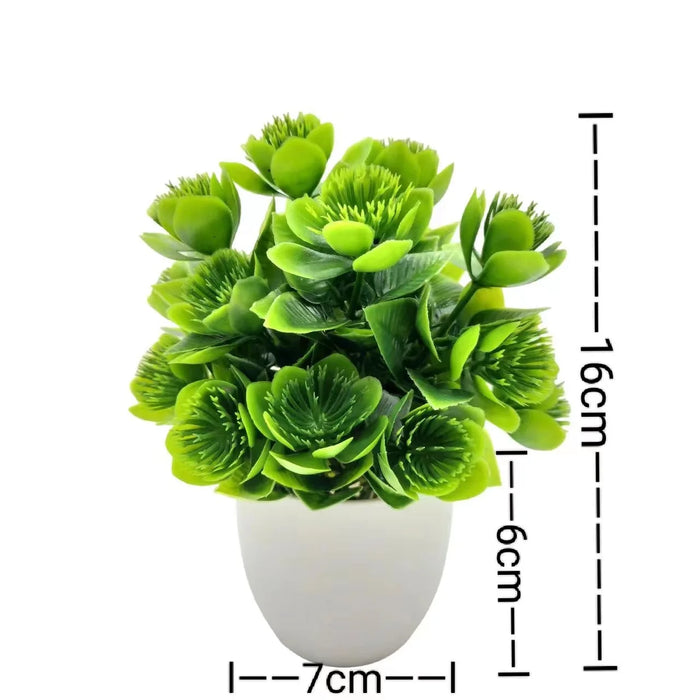 1pc Artificial Potted Plant – Mini Greenery for Home, Office, Living Room, and Bedroom Decoration