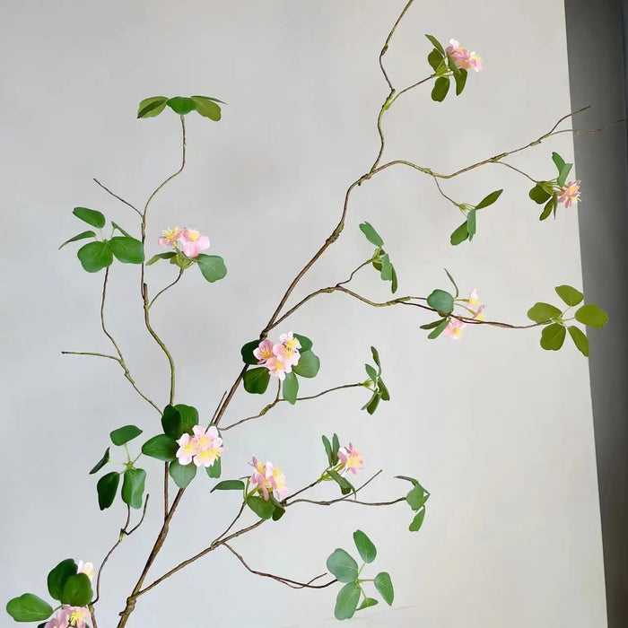 Luxury Zen Style Artificial Green Leaf Branch – 80/120cm Withered Vines for Wedding, Party & Home Décor