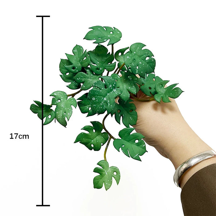 Artificial Copper Coin Grass – Mini Faux Greenery Bouquet for Home, Office & Garden Décor