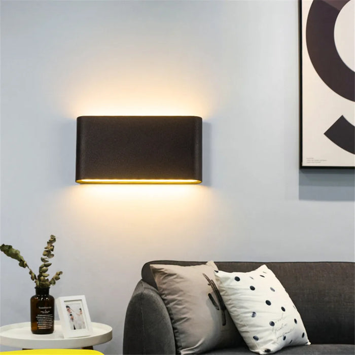 Modern LED Waterproof Outdoor/Indoor Wall Lamp – IP65 Aluminum, 6W/12W/20W, Up & Down Lighting, Ideal for Kitchen, Bedroom, Bathroom, and Foyer