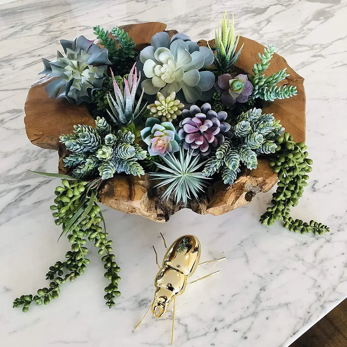 15 Pack Artificial Succulents – Premium Unpotted Faux Succulent Plants, Realistic Textured Cactus for Home, Office, and Garden Decor