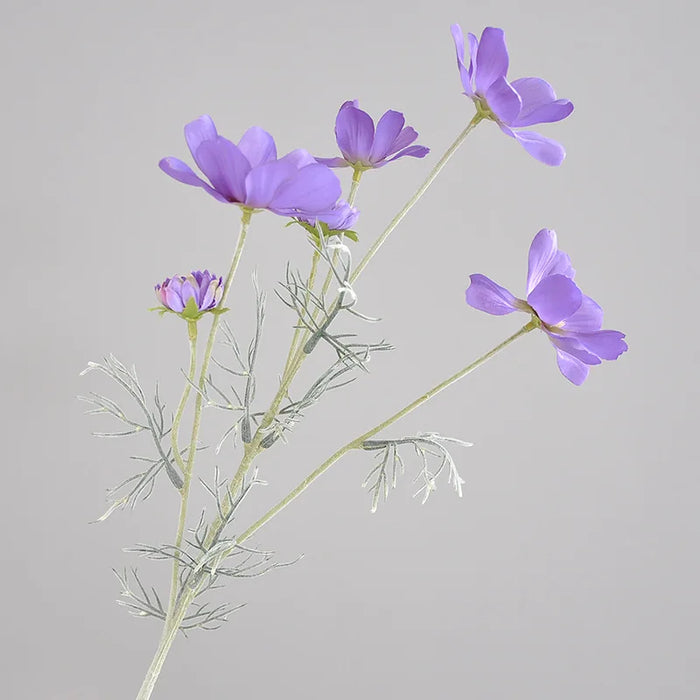 60cm Gesang Flower Artificial Silk Flower – White Cosmos Daisy for Wedding, Christmas, Autumn Home Decor