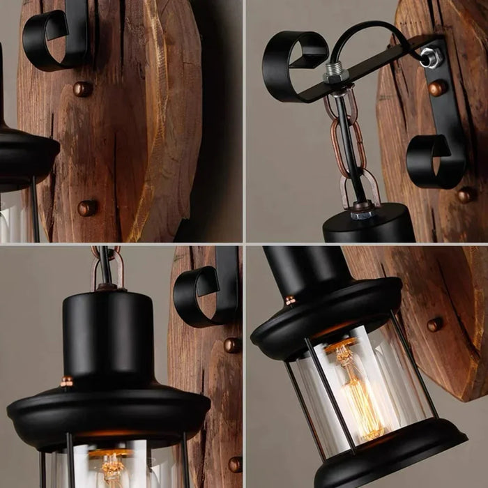 Vintage E27 Base Black Lamp Shade Ceiling Lamp – Industrial Flush Mount Light Fixture for Kitchen, Dining Room, Hallway, and More