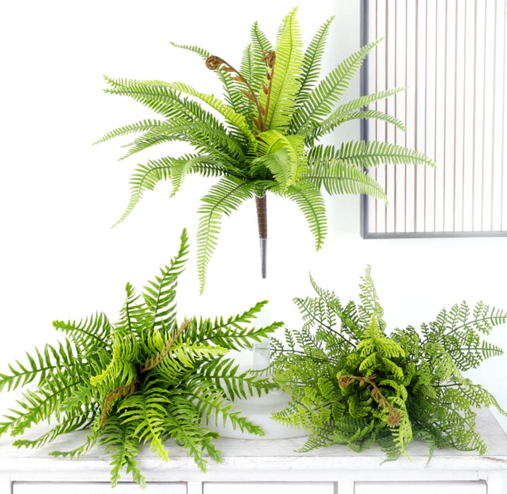 Artificial Fern Leaf Persian Grass Plant – Hanging Decorative Greenery for Home, Office, and Hotel Decoration, DIY Landscaping Greening Material