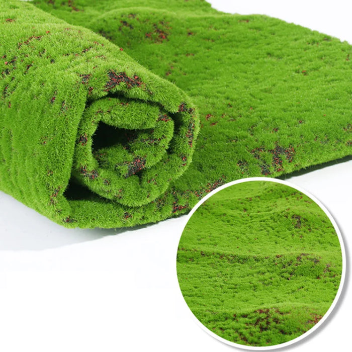 50/100cm Artificial Grass Rug – Lifelike Fake Moss Lawn Turf for Garden, Patio, Indoor, Outdoor & Wedding Decoration, DIY Landscape Mat Carpet