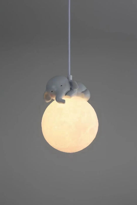 Creative Cartoon Animals LED Hanging Chandelier – Fun Pendant Light for Kid's Bedroom, Living Room, and Home Decor