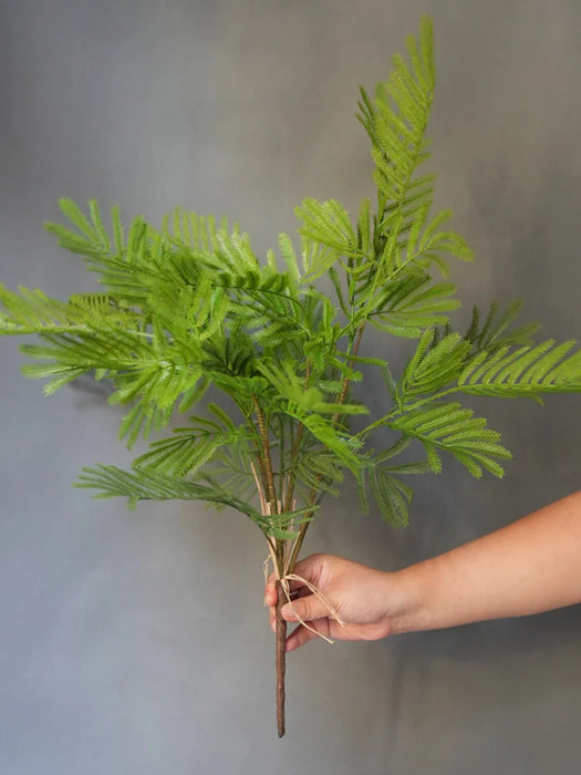 Real Touch Artificial Fern Leaf Bunch – Evergreen Greenery for Wedding Centerpieces, Decorative Home & Event Plant