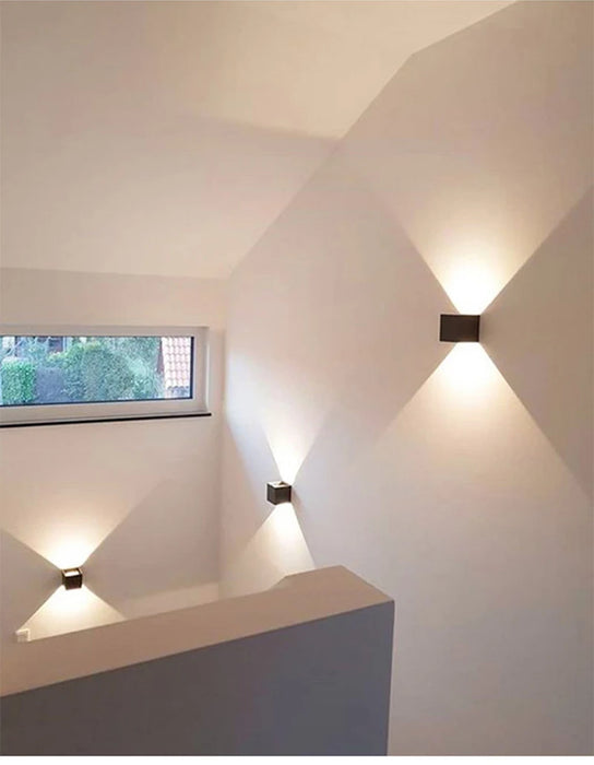 Modern LED Wall Lamp – Waterproof 6W Outdoor & Indoor Decorative Light for Bedroom, Balcony, Garden, Corridor, and Courtyard (IP65, Warm/White Light, AC110–265V)