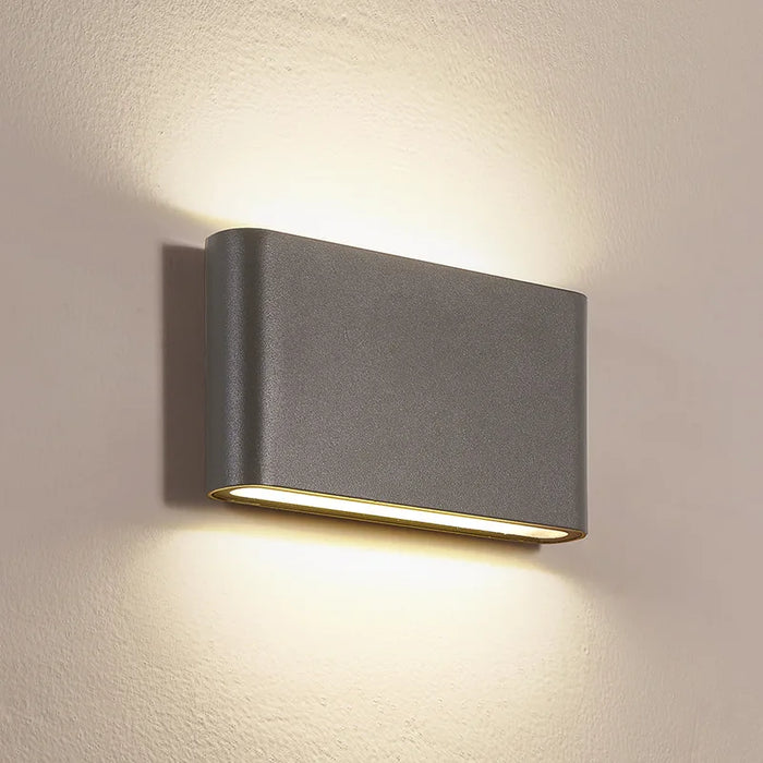 Nordic LED Wall Light – Modern Aluminum Up & Down Wall Lamp, IP65 Waterproof for Bedroom, Stairs, Corridor, and Living Room