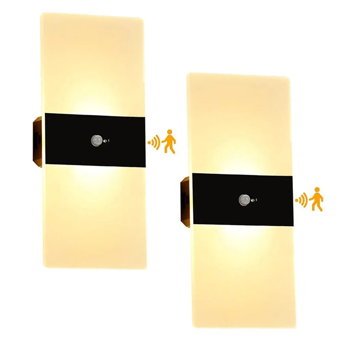 Indoor Magnetic Rechargeable Night Light – Touch & PIR Motion Sensor LED Wall Sconce for Bedside & Decorative Lighting