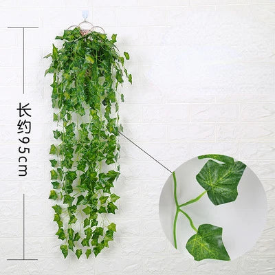 Artificial Silk Bamboo Leaf Flower Arrangement – 1m Long Eucalyptus Leaves for Spring Decoration, Indoor & Outdoor Use