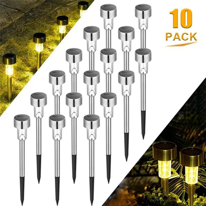 Solar-Powered Outdoor Garden Lights – Waterproof LED Pathway Lanterns for Yard, Lawn, and Landscape Decoration | IP44 Waterproof