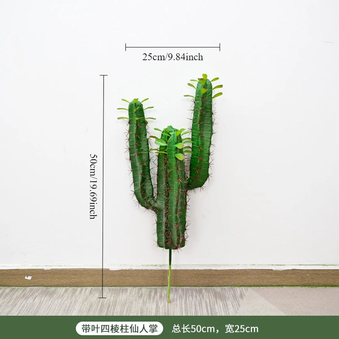 Artificial Cactus Desert Plant – Faux Fairy Column Sky Ruler Tree for Outdoor Garden & Landscape Decoration