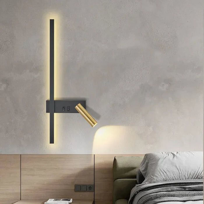 Modern Adjustable LED Wall Sconce – Wall Lamp for Bedroom, Living Room, Sofa, Background Lighting, Home Decor with Luster Finish