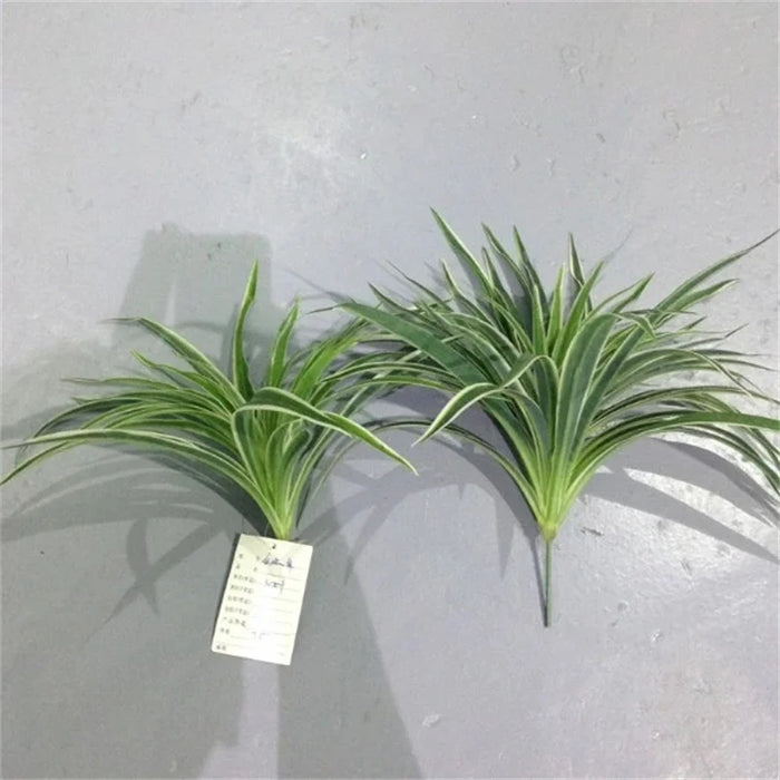 Artificial Chlorophytum Plastic Plant – 25cm Decorative Silk Fake Tree for Home, Office, and Tabletop Decoration (No Pot)
