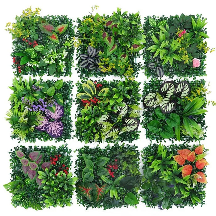 25x25cm Artificial Grass Panel – Lush Green Lawn Backdrop for Wedding, Hotel, Garden & Home Decoration