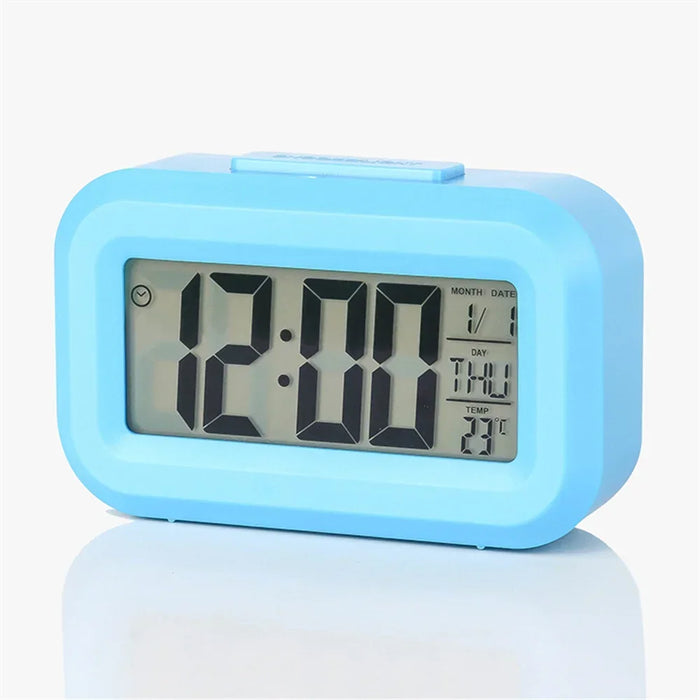 Compact LED Digital Alarm Clock with Night Light – Perfect for Bedrooms, Offices, and Kids' Rooms