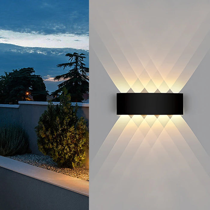 Modern LED Outdoor Wall Light – Waterproof Porch and Balcony Wall Lamp for Home Garden, IP55 Rated