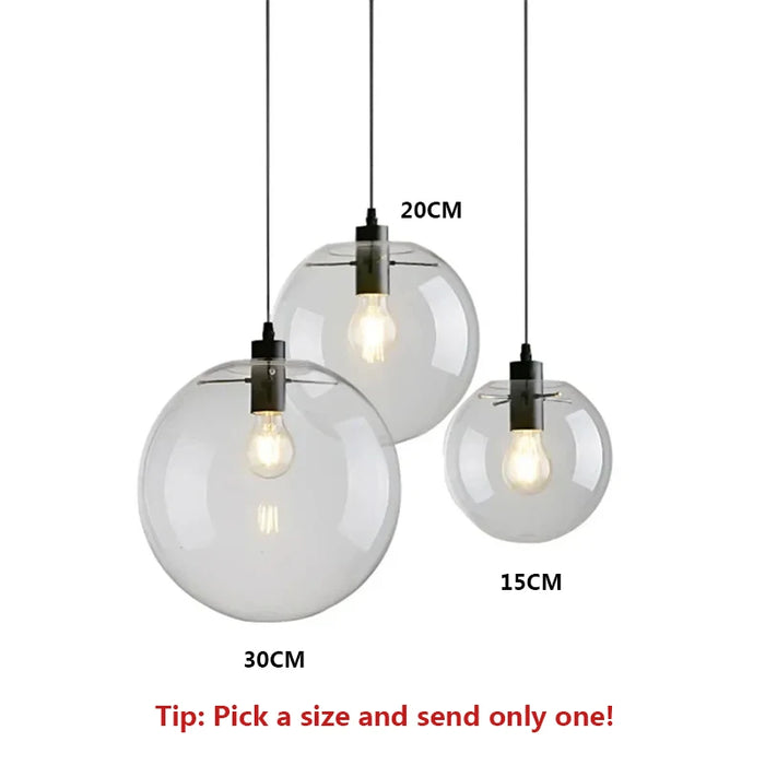 Modern Bubble Ball Pendant Light – Creative Hanging Lighting Fixture for Bedroom, Dining Room, Study, and Bar